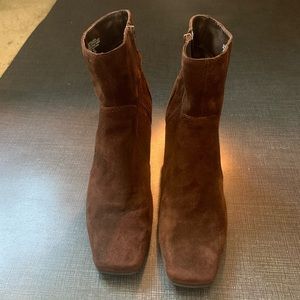 Nine West Brown Suede Boots